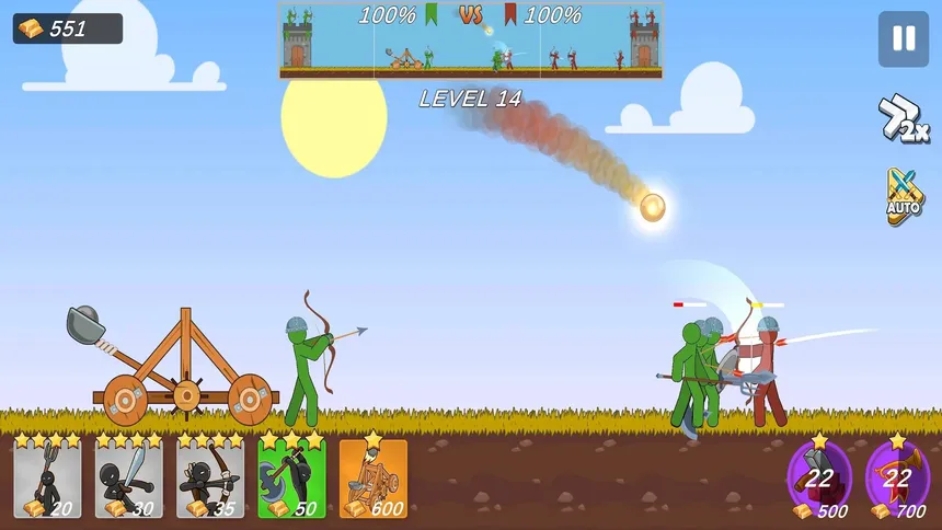 Скриншот 2 к игре Stick Ragdoll Battle Simulator