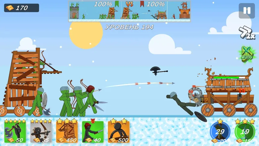 Скриншот 3 к игре Stick Ragdoll Battle Simulator