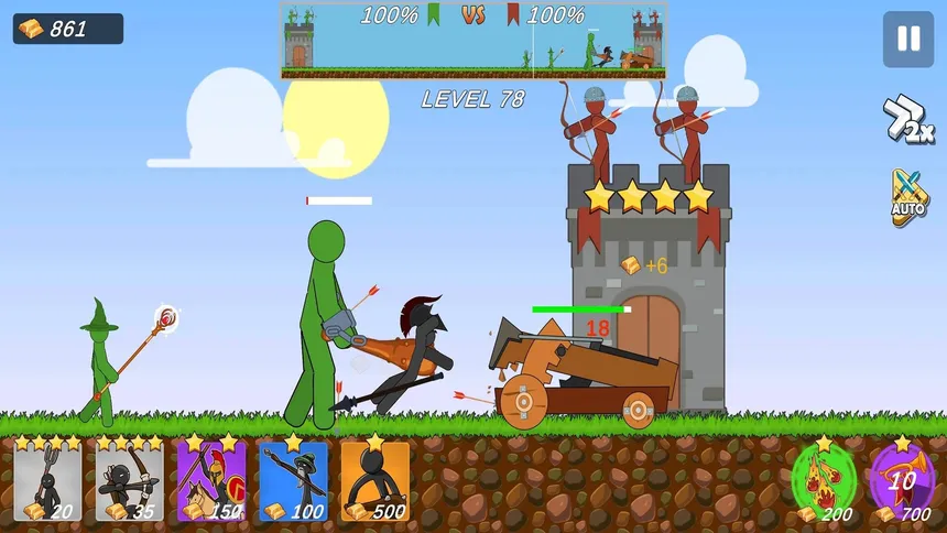 Скриншот 7 к игре Stick Ragdoll Battle Simulator
