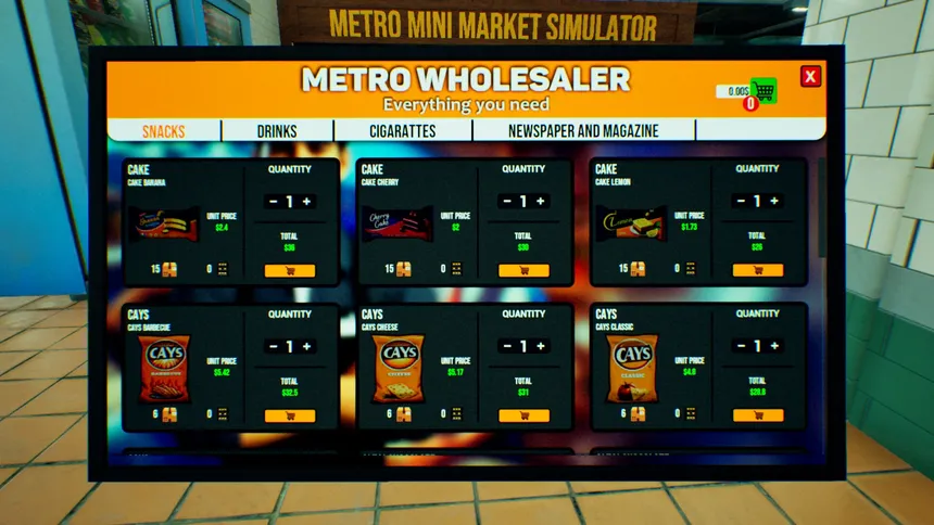 Скриншот 4 к игре Metro Mini Market Simulator