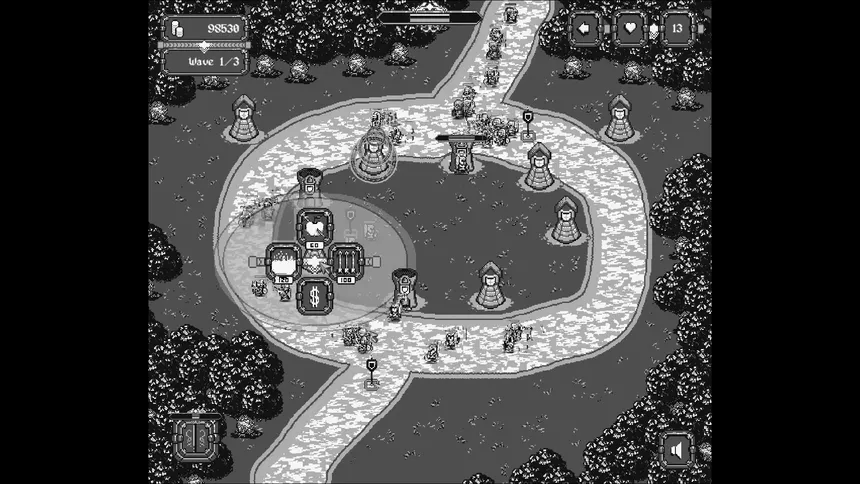 Скриншот 2 к игре Pixel Fortress: Tower Defense