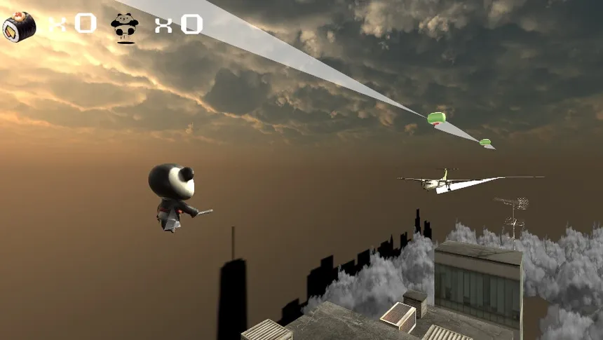 Скриншот 1 к игре Roofz Panda