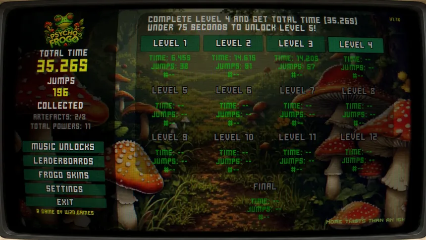 Скриншот 4 к игре Psycho Frogo