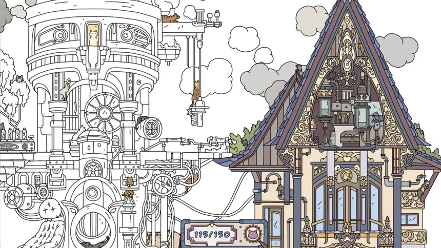 Скриншот 5 к игре FIND KITTENS 3: Steampunk