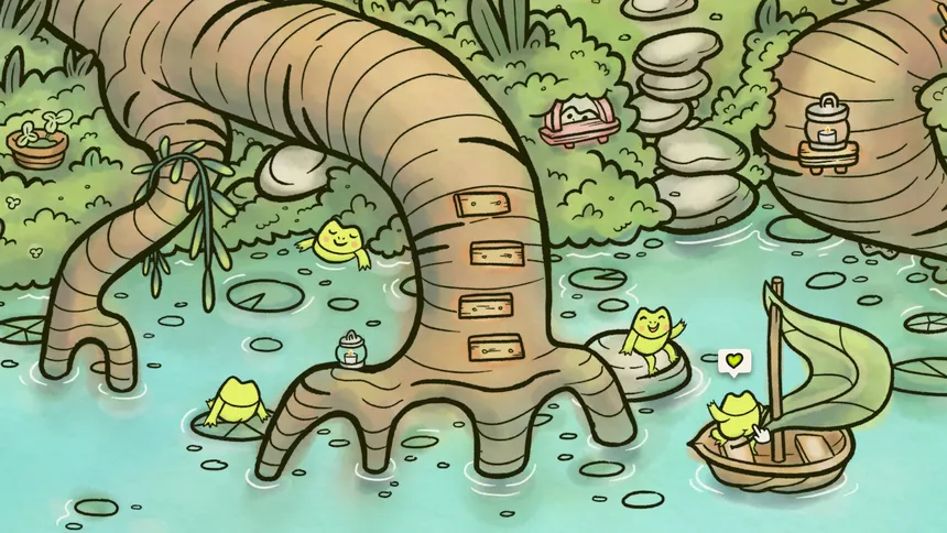 Скриншот 1 к игре Find My Frogs