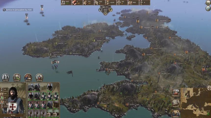 Скриншот 1 к игре Knights of the Crusades