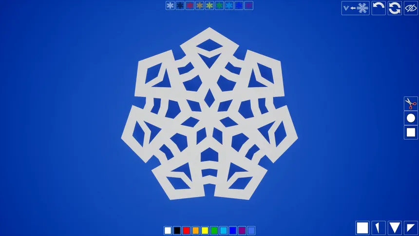 Скриншот 1 к игре Snowflake Master