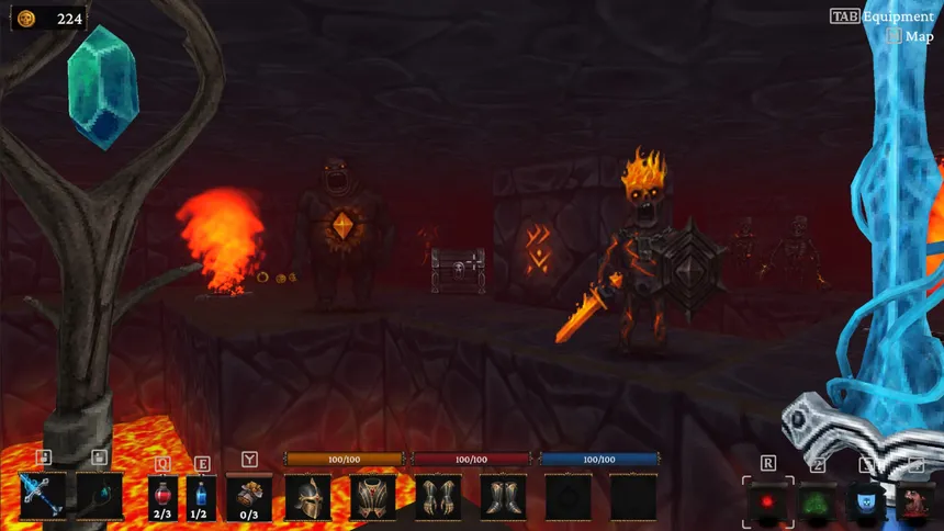 Скриншот 1 к игре Bonehold