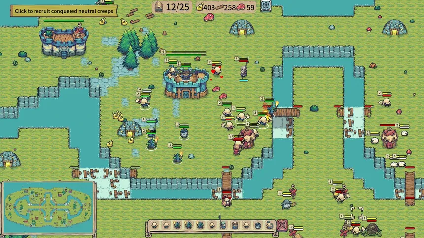 Скриншот 2 к игре Four Mini Kingdoms War