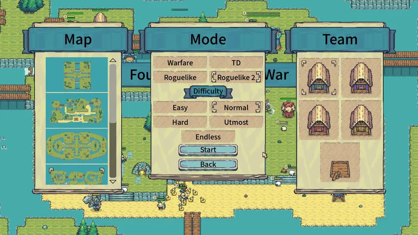 Скриншот 7 к игре Four Mini Kingdoms War