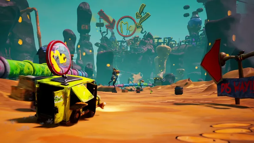 Скриншот 1 к игре Goblintown: Really Hard Driving Game