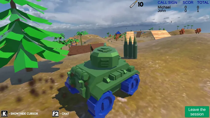 Скриншот 2 к игре Tanks online