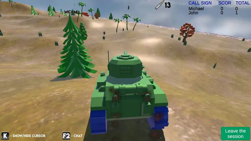 Скриншот 3 к игре Tanks online