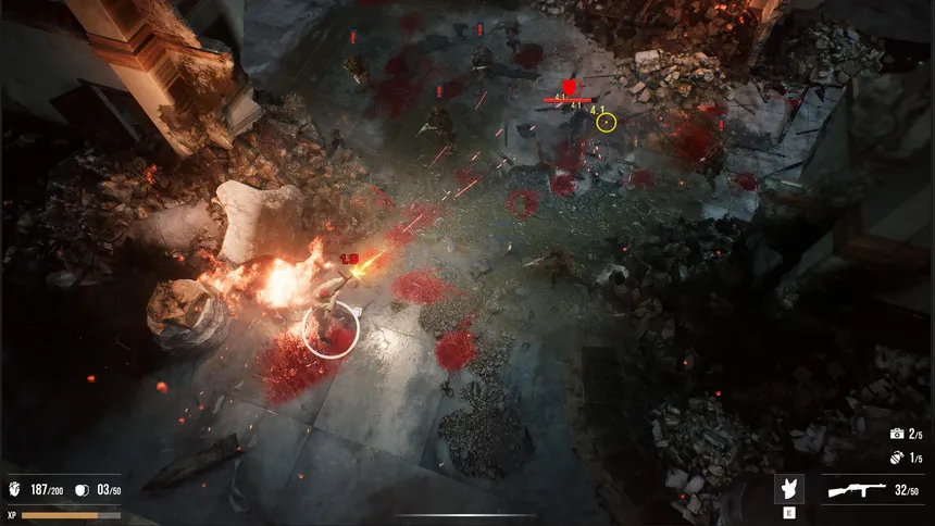 Скриншот 3 к игре Frontline Fury - Trenches, Mud & Blood