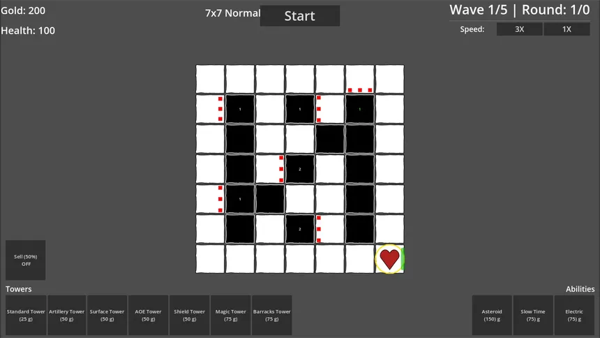 Скриншот 1 к игре Grid Battles