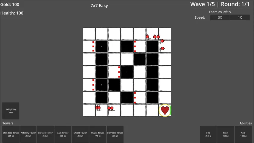 Скриншот 4 к игре Grid Battles