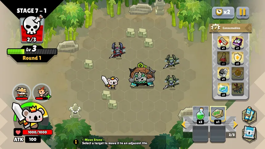Скриншот 4 к игре Combo Critters: Battle Checkers