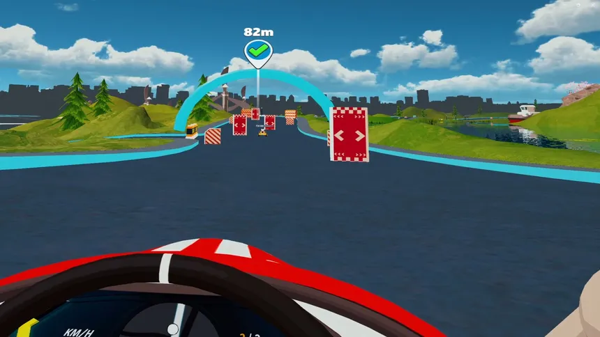 Скриншот 1 к игре MEGARACER QUANTUMRUSH