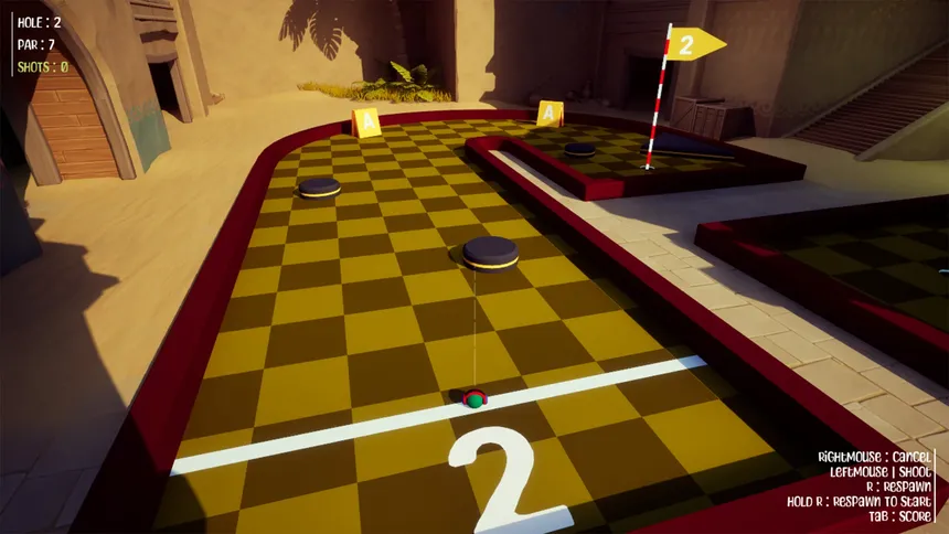 Скриншот 4 к игре Crazy Golf Party