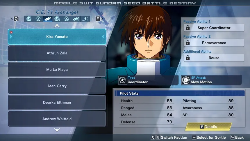 Скриншот 7 к игре MOBILE SUIT GUNDAM SEED BATTLE DESTINY REMASTERED