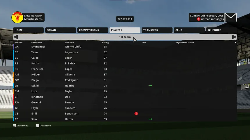 Скриншот 4 к игре Football Career Mode 26