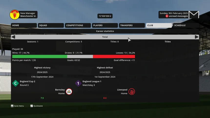 Скриншот 7 к игре Football Career Mode 26