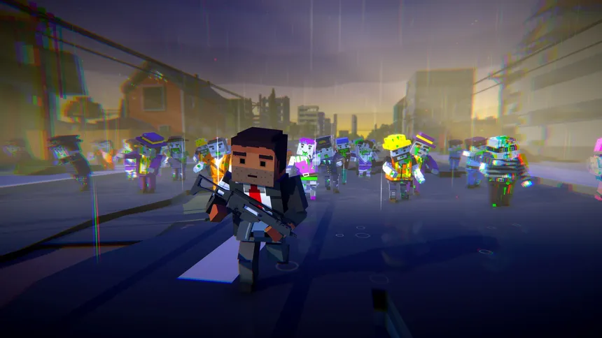 Скриншот 6 к игре Zombie Blocks: Pixel Shooter Gun