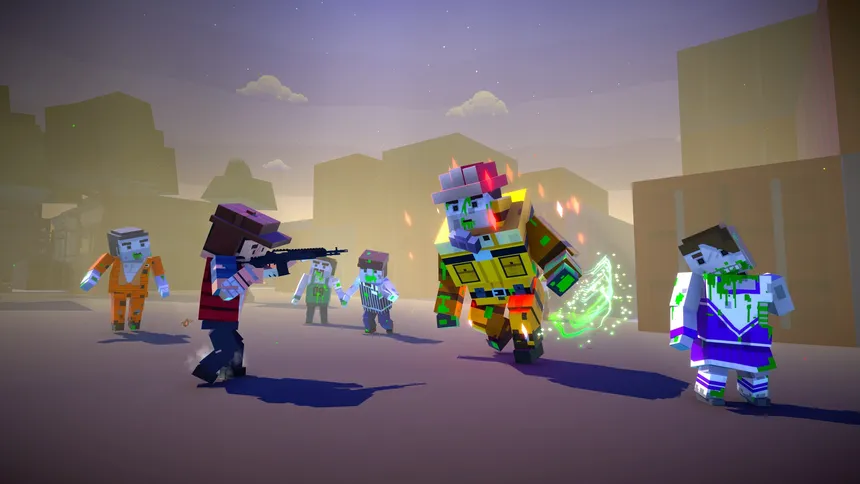 Скриншот 8 к игре Zombie Blocks: Pixel Shooter Gun