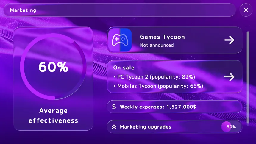 Скриншот 6 к игре Games Tycoon