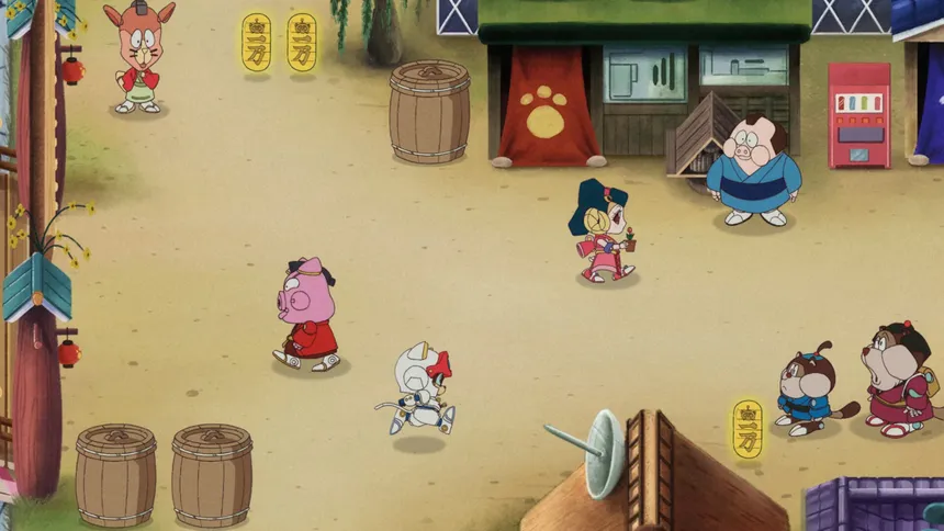 Скриншот 2 к игре Samurai Pizza Cats: Blast from the Past!