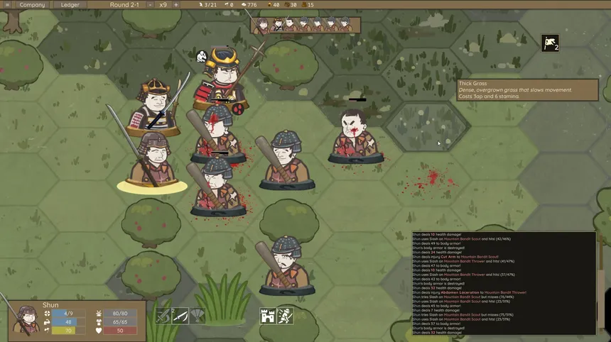 Скриншот 2 к игре Ashigaru Tactics