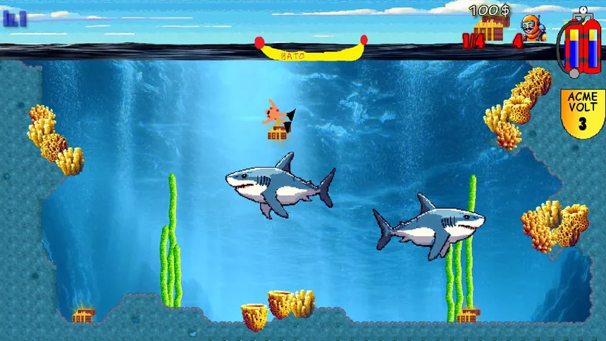 Скриншот 1 к игре Shark's Treasures Adventure