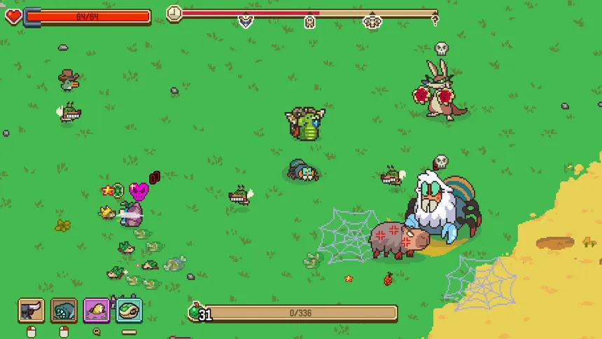 Скриншот 1 к игре Everything is Crab: The Animal Evolution Roguelite