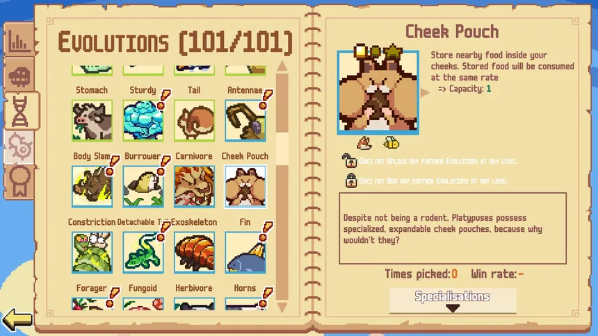Скриншот 5 к игре Everything is Crab: The Animal Evolution Roguelite