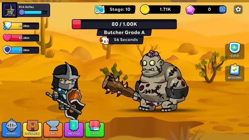 Скриншот 1 к игре Idle Adventurer