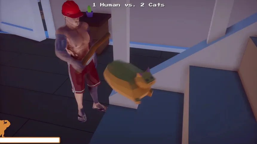 Скриншот 2 к игре Man vs. Cats