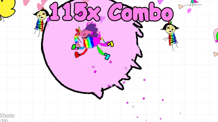 Скриншот 2 к игре Rainbow Unicorn Dash