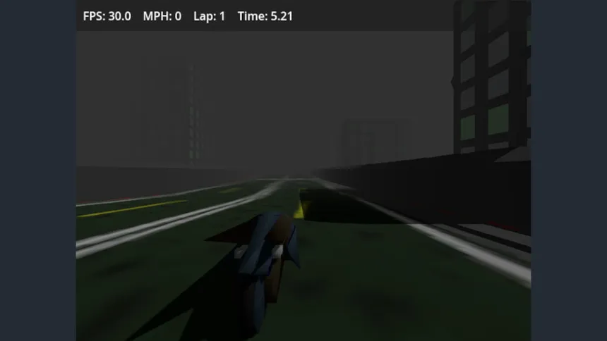 Скриншот 2 к игре Atomic Cyclecar Racing 2