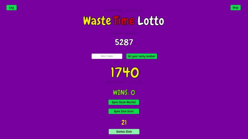 Скриншот 1 к игре Waste Time Lotto