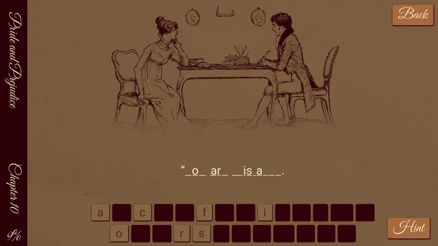 Скриншот 5 к игре Jane Austen Simulator: Pride and Prejudice