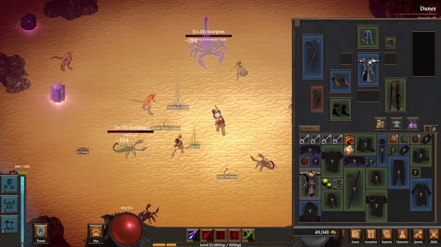 Скриншот 2 к игре Lootlands: Idle ARPG