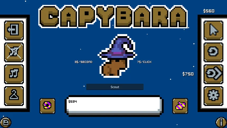 Скриншот 2 к игре Capybara Achievement Clicker