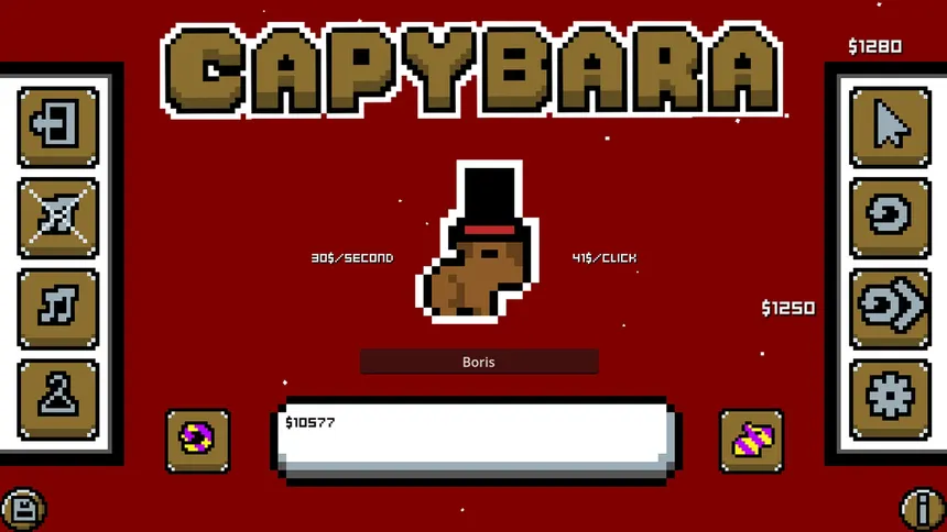 Скриншот 3 к игре Capybara Achievement Clicker