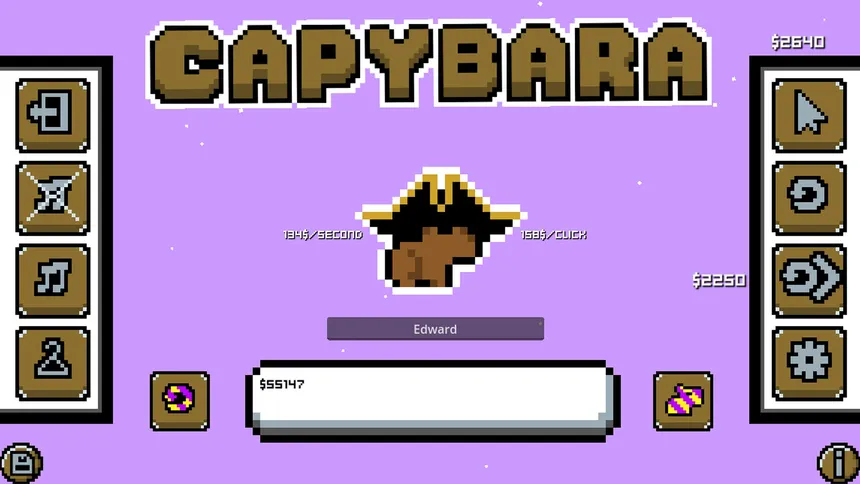 Скриншот 4 к игре Capybara Achievement Clicker