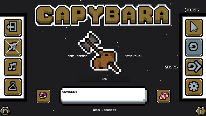 Скриншот 6 к игре Capybara Achievement Clicker