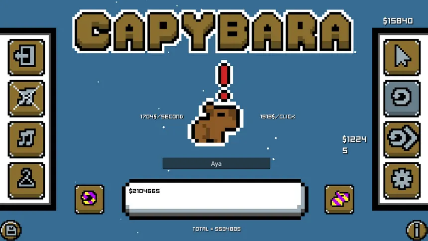 Скриншот 7 к игре Capybara Achievement Clicker