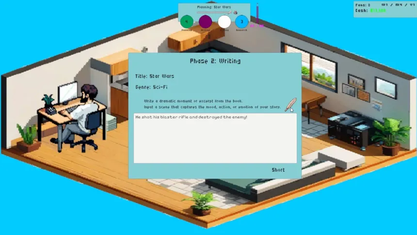 Скриншот 2 к игре Writer Simulator