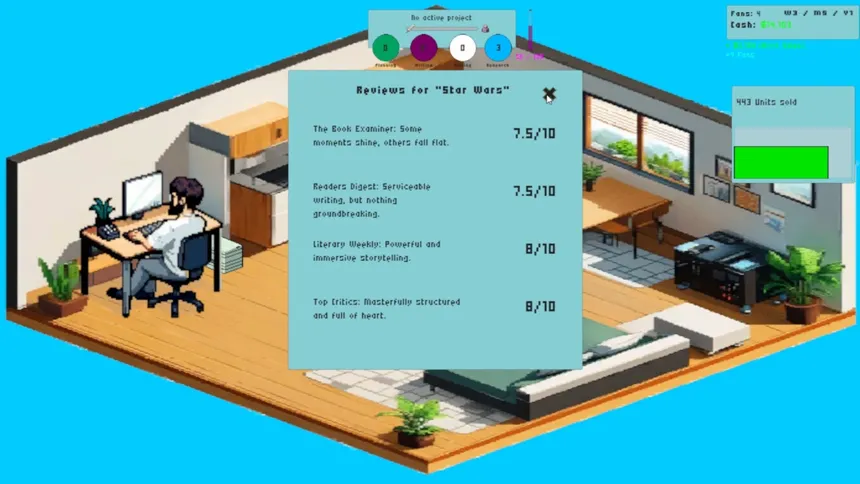 Скриншот 3 к игре Writer Simulator