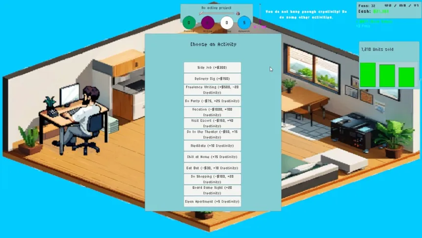 Скриншот 4 к игре Writer Simulator