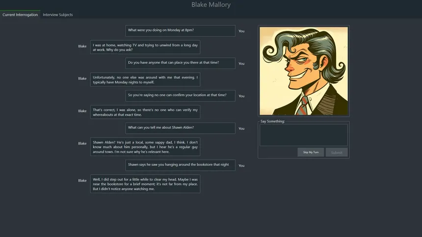 Скриншот 4 к игре AI Interrogation Simulator